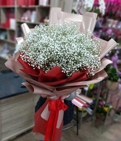 Букет цветов из: Гипсофила в Есипово