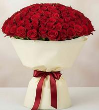 Букет 101 Красная роза Милано в Есипово