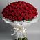 Букет 101 Красная роза Блэк Мэджик в Есипово