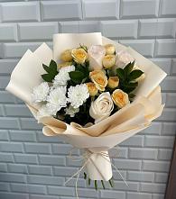 Букет цветов из:  Розы и Хризантемы в Есипово