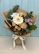 Букет цветов из:  Герберы и Хризантемы в Есипово