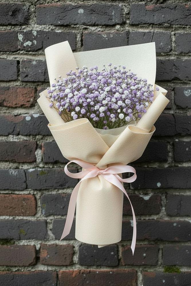 Букет цветов из: Гипсофила в Есипово