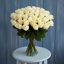 Букет 51 Белая роза Эдлесс Лав #REPLACE_PRED# Есипово