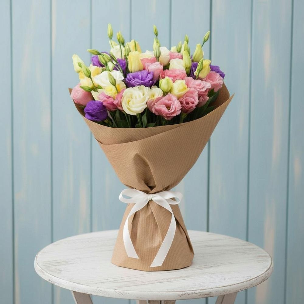 Букет цветов из: Лизиантусы в Есипово