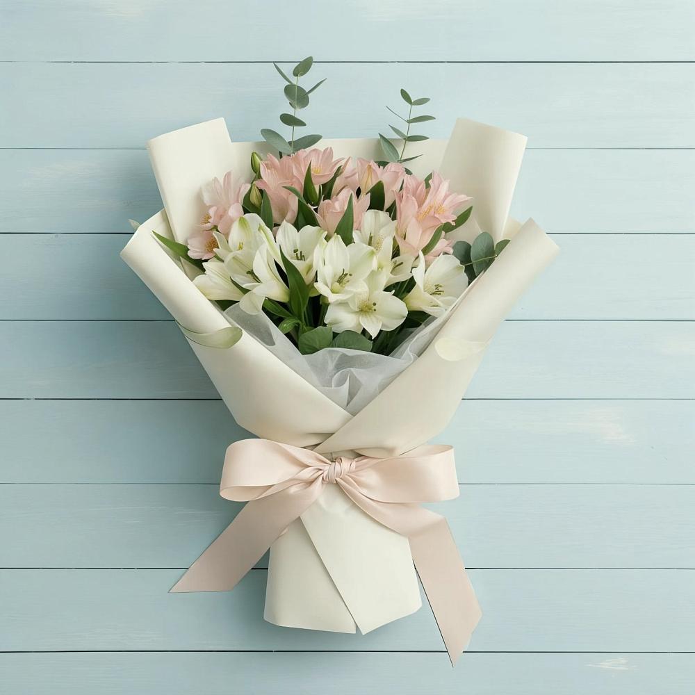 Букет цветов из: Альстромерии в Есипово