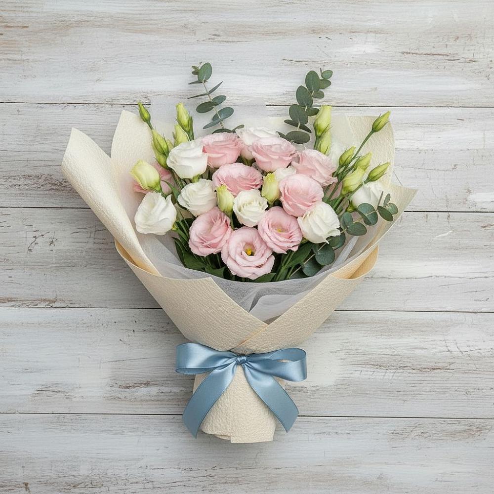 Букет цветов из: Лизиантусы в Есипово